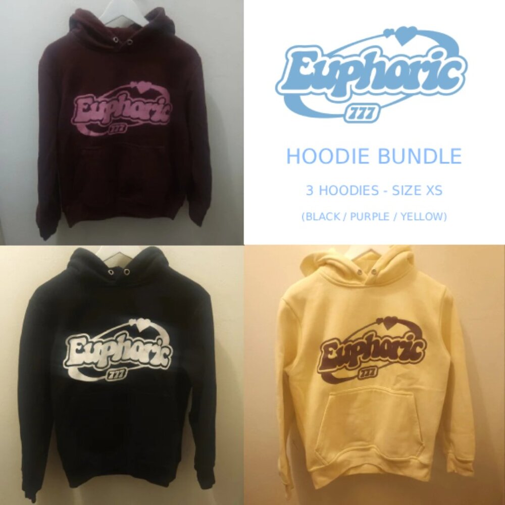 Euphoric | AYRH 'Are You Really Happy' Hoodie Bundle Pack - 3 Hoodies